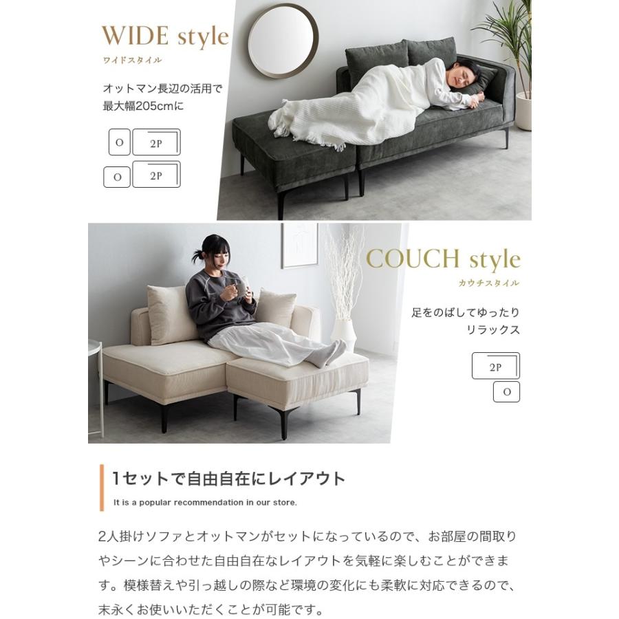 ソファー ソファ ローソファー カウチソファ 2人掛け 3人掛け