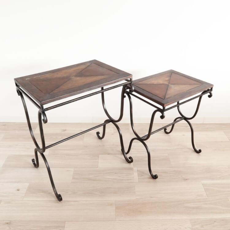 テーブル サイドテーブル 2点セット ネストテーブル おしゃれ テーブル  