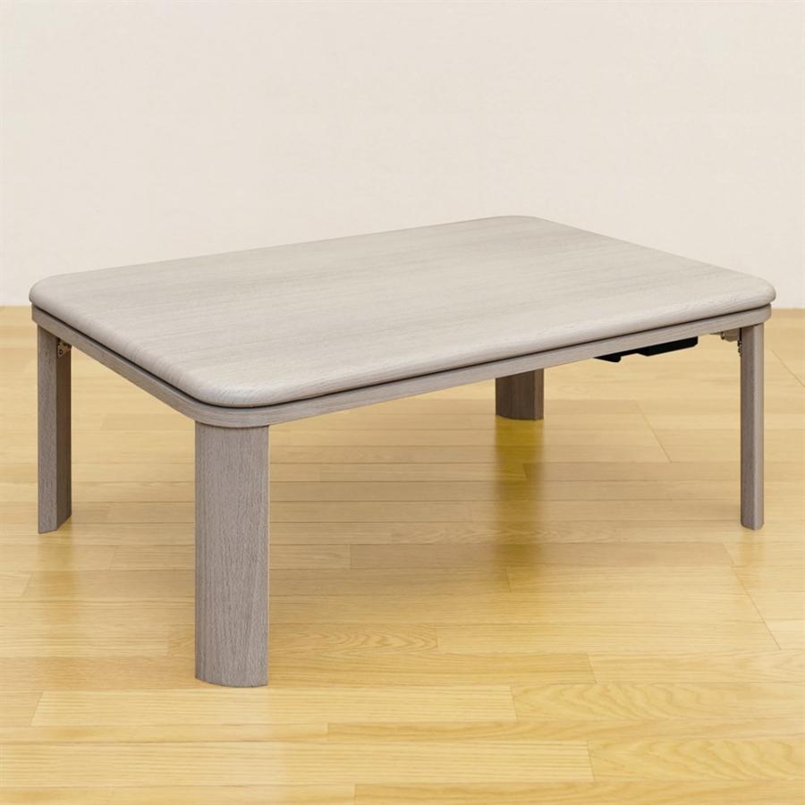 こたつ こたつテーブル 長方形 フラットヒーター 折りたたみ コタツ 90×60