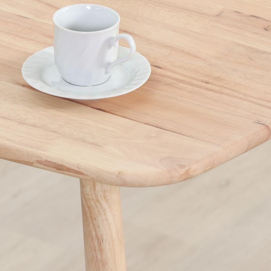 ダイニングテーブル テーブル 4人 おしゃれ 食卓テーブル カフェテーブル 北欧 ナチュラル 木製 天然木_6
