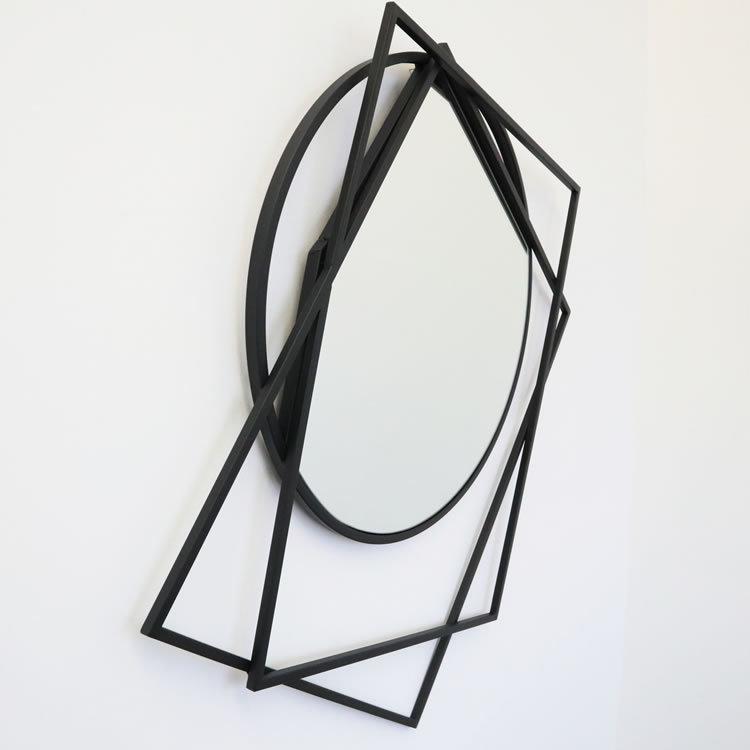 ミラー 壁掛けミラー 鏡 姿見 ウォールアート アイアン 壁飾り