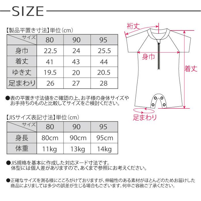 ベビー水着 男の子 ラッシュガード オールイン水着 UVカット ベビー
