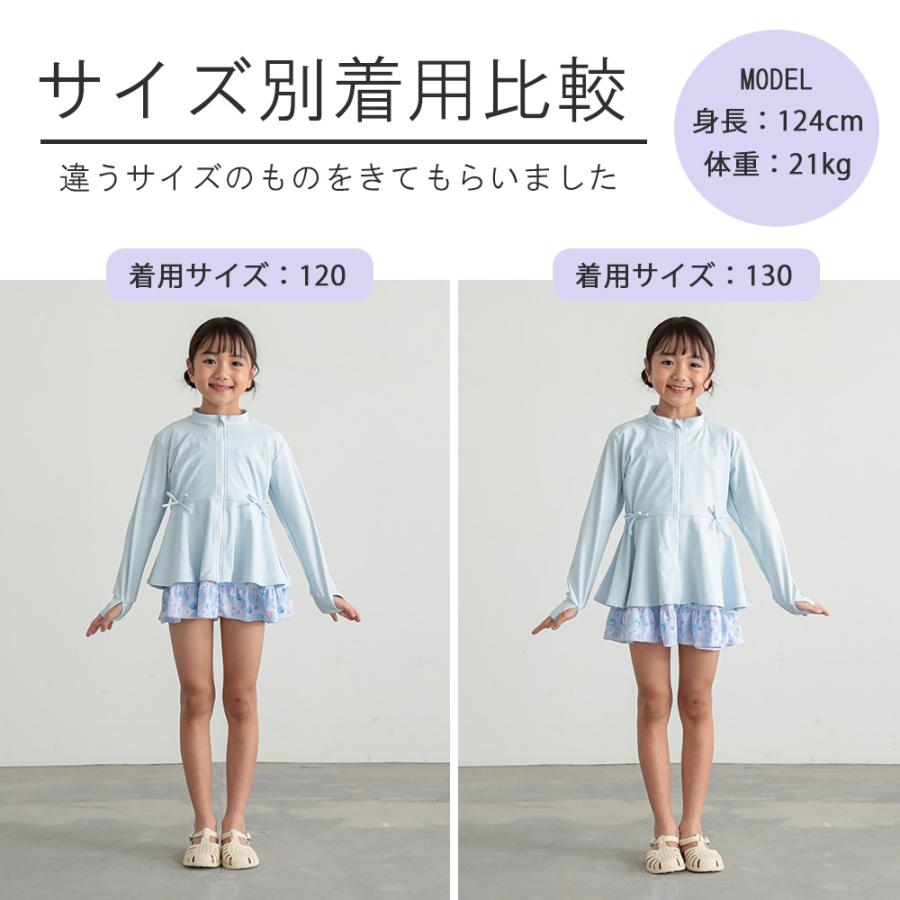 ラッシュガード キッズ ベビー 子供 女の子 UVカット 紫外線対策 