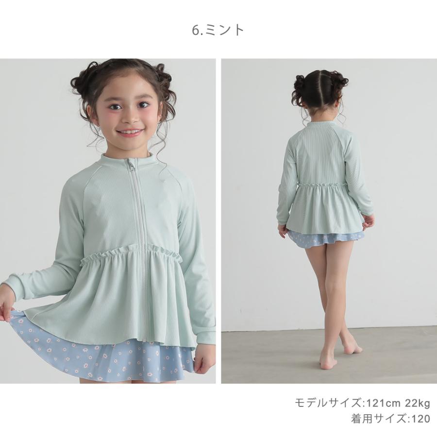 ラッシュガード キッズ ベビー 子供 女の子 UVカット 紫外線対策