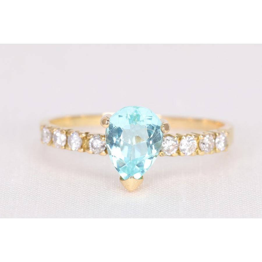 K18 パライバトルマリン リング（1.016ct）No.1 : ラ・テール