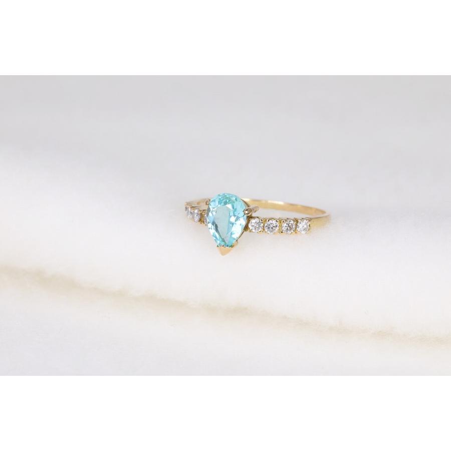 K18 パライバトルマリン リング（1.016ct）No.1 : ラ・テール