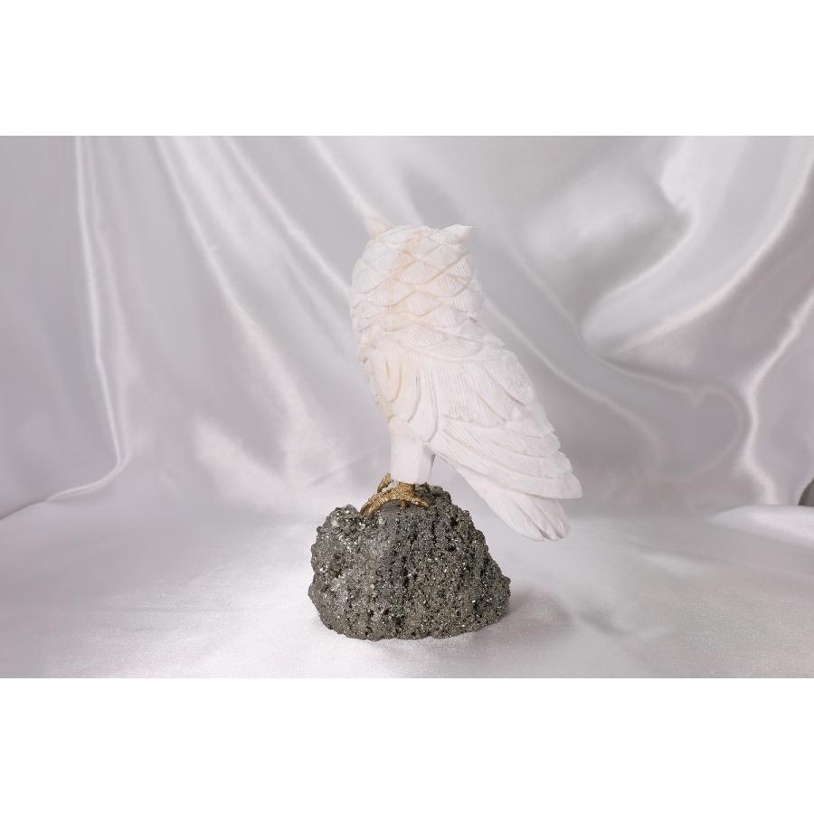 天然石 パイライト フクロウ No.8