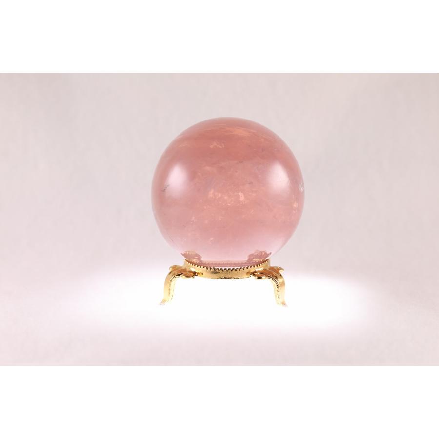 天然石 スターローズクォーツ 丸玉  No.1の画像