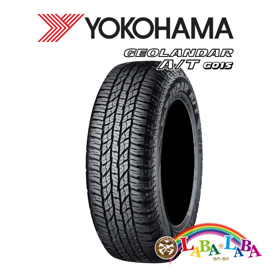 YOKOHAMA GEOLANDAR G015 185/85R16 105/103N サマータイヤ SUV 4WD ホワイトレター｜laba-laba