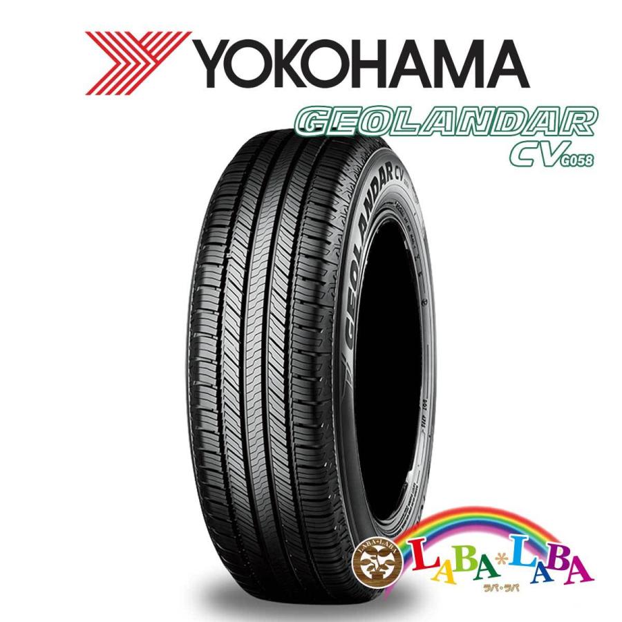 YOKOHAMA GEOLANDAR CV G058 225/65R17 102H サマータイヤ SUV 4WD 2本 