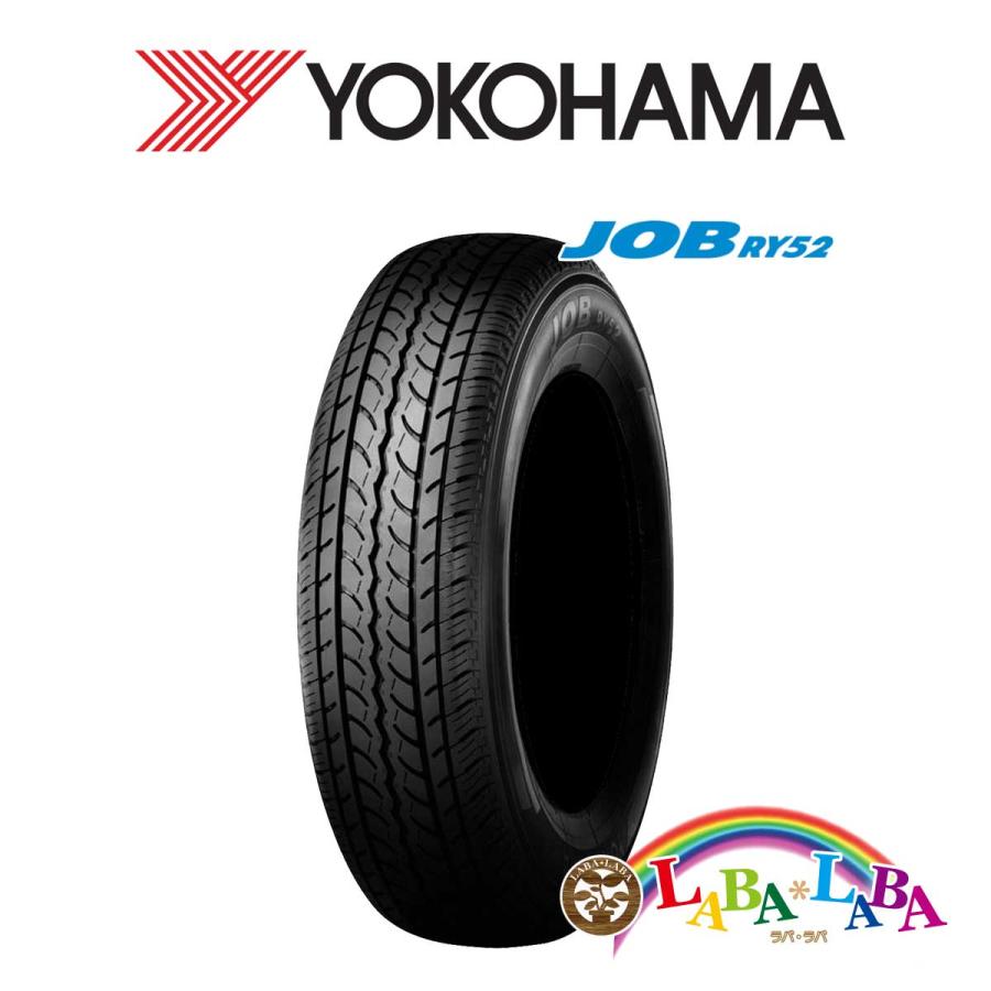 YOKOHAMA JOB RY52 145R12 6PR サマータイヤ LT バン 2本セット  
