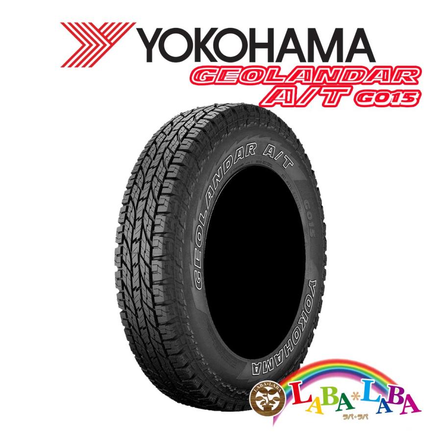 245/75R17 121/118S ヨコハマ ジオランダー G015 サマータイヤ SUV 4WD ホワイトレター