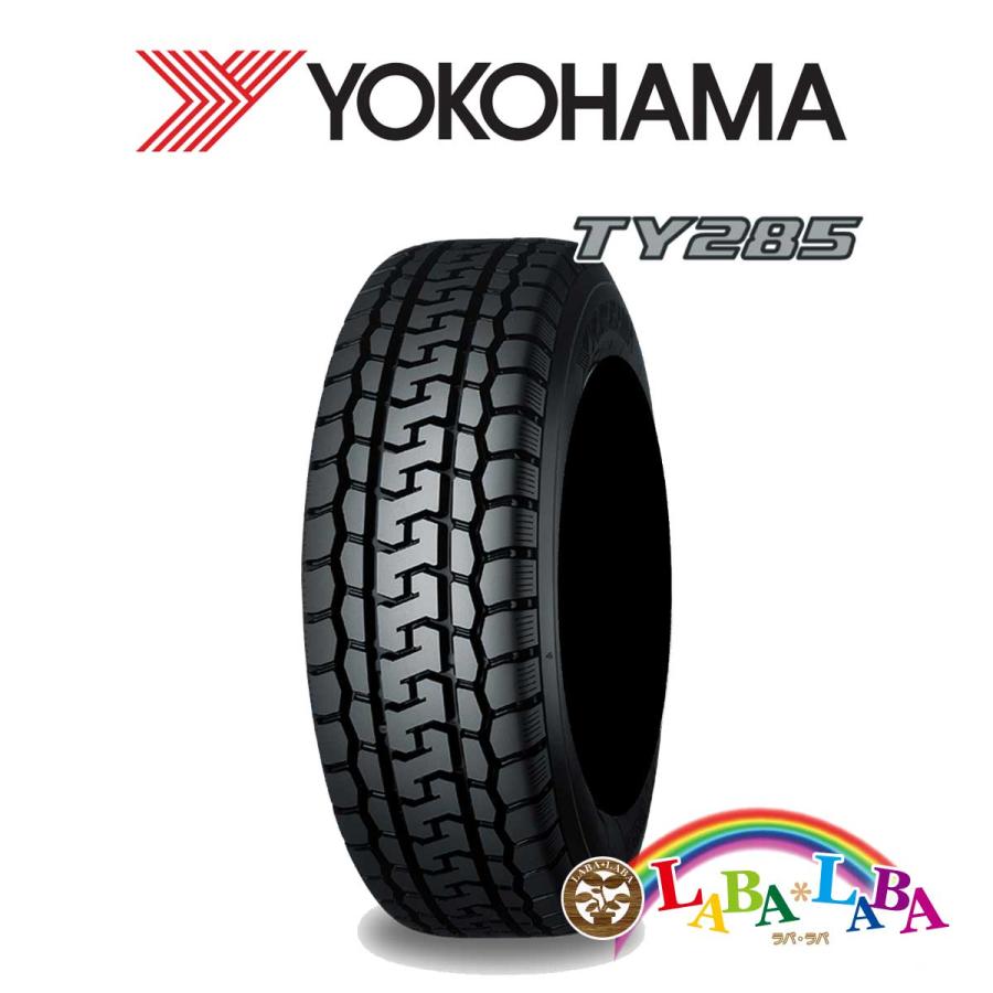 ★ゴムバルブ付 225/60R17.5 116/114L ヨコハマ TY285 サマータイヤ LT バン 2本セット