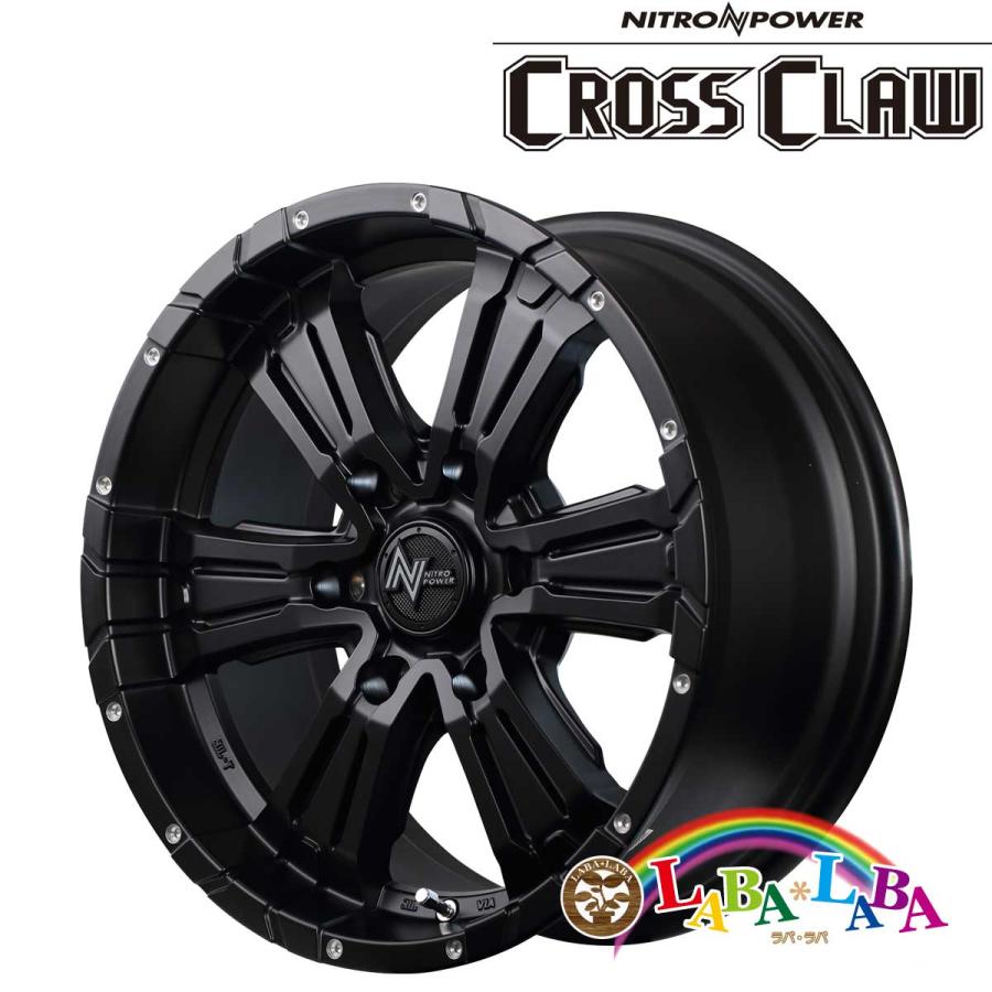 ホイール 16インチ 16×6.5J +38 PCD139 6穴 MID NITRO POWER CROSS CLAW (1665 +38 139-6H)