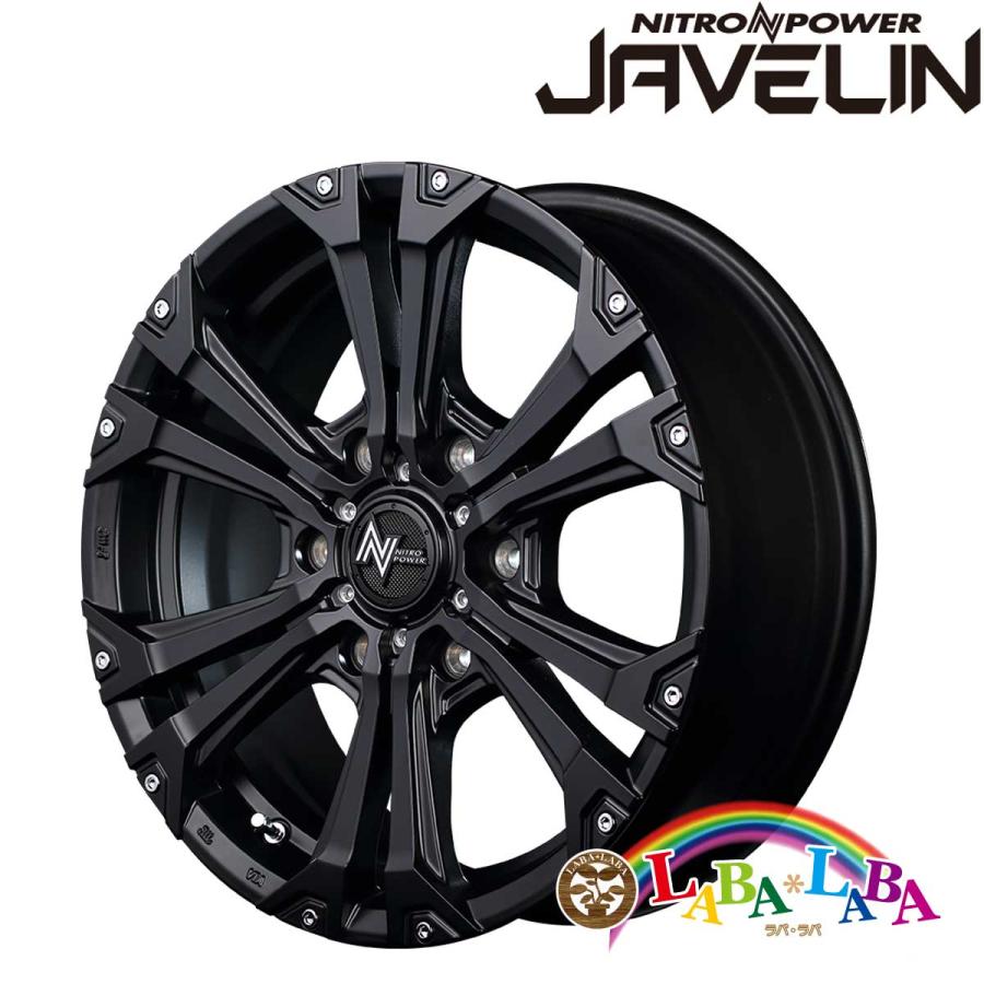 ホイール 15インチ 15×6.0J +33 PCD139 6穴 MID NITRO POWER JAVELIN 4本セット (1560 +33 139-6H)