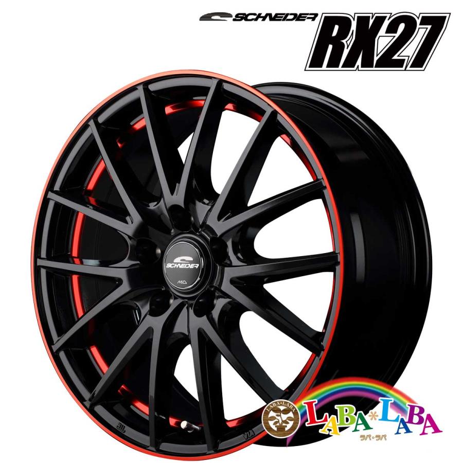 超爆安 ホイール 17インチ 17×7.0J +48 PCD114 5穴 MID SCHNEIDER RX27