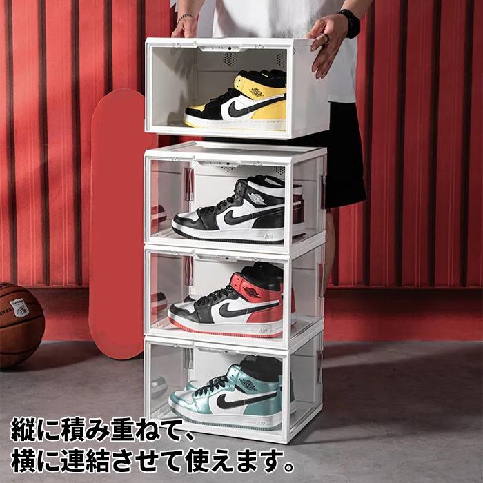 2枚17000 TOWER BOXAJ 収納靴ボックス 音センサーLEDライト 2枚17000 TOWER BOXAJ 収納靴ボックス 音センサーLEDライト