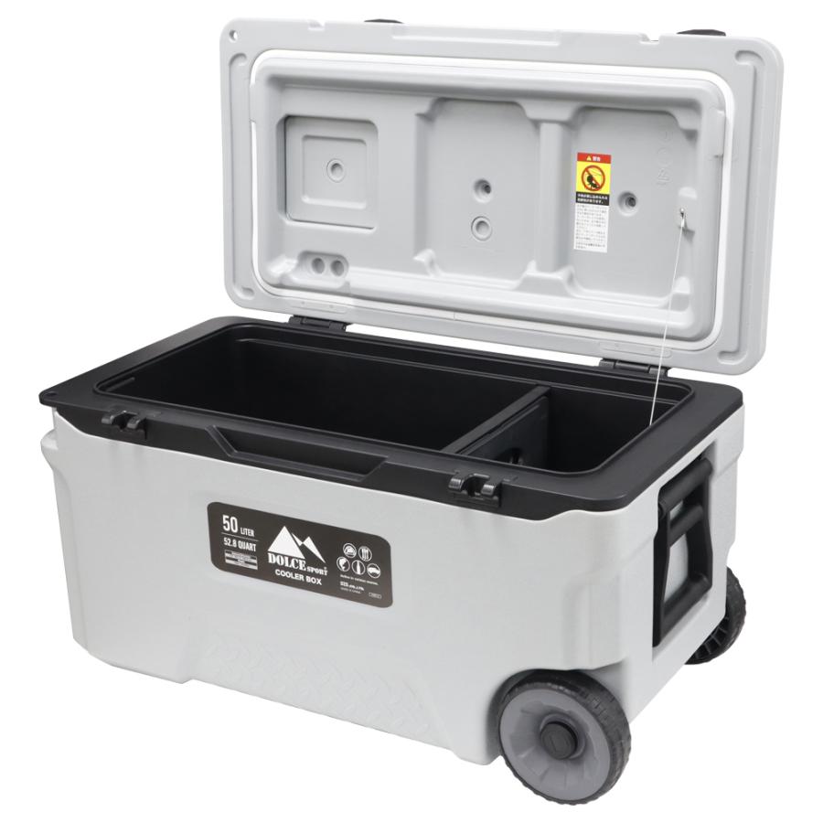 多機能クーラーボックス 50L 大型 キャスター付き 保冷 クーラー