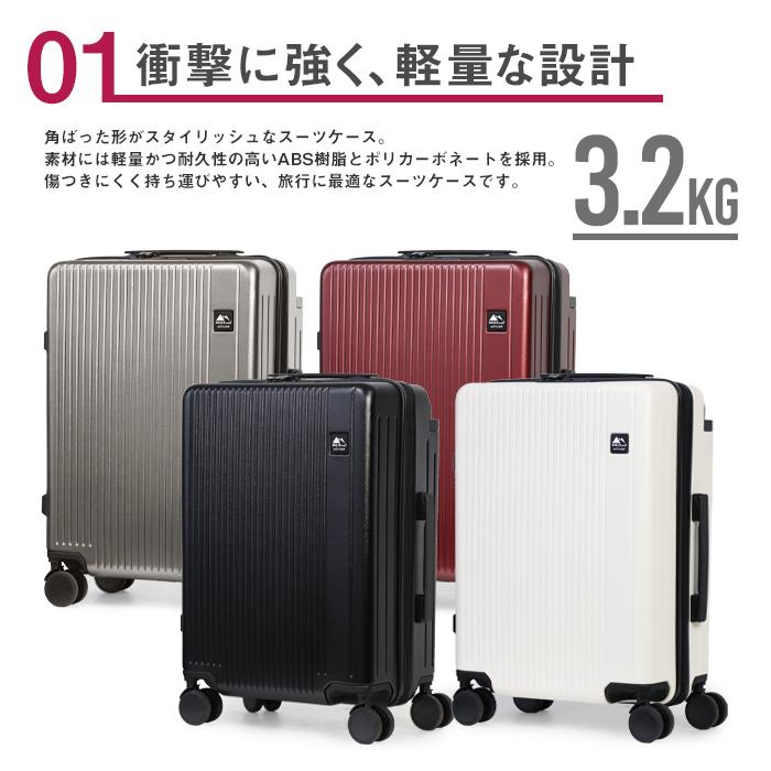 スーツケース 40L 機内持ち込み 大容量 4 〜 6泊 TSAロック付 S スーツケース 40L 機内持ち込み 大容量 4 〜 6泊 TSAロック付 S