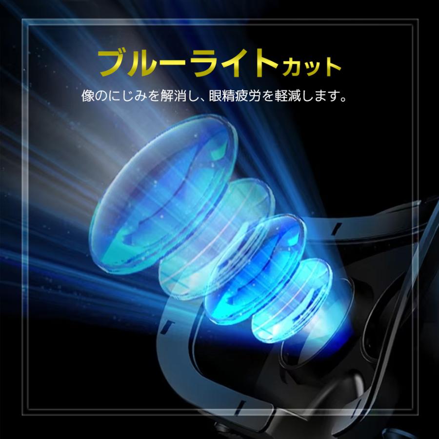 VRゴーグル 5-7インチのスマホ対応 眼鏡不要 イヤホン付き VRヘッド