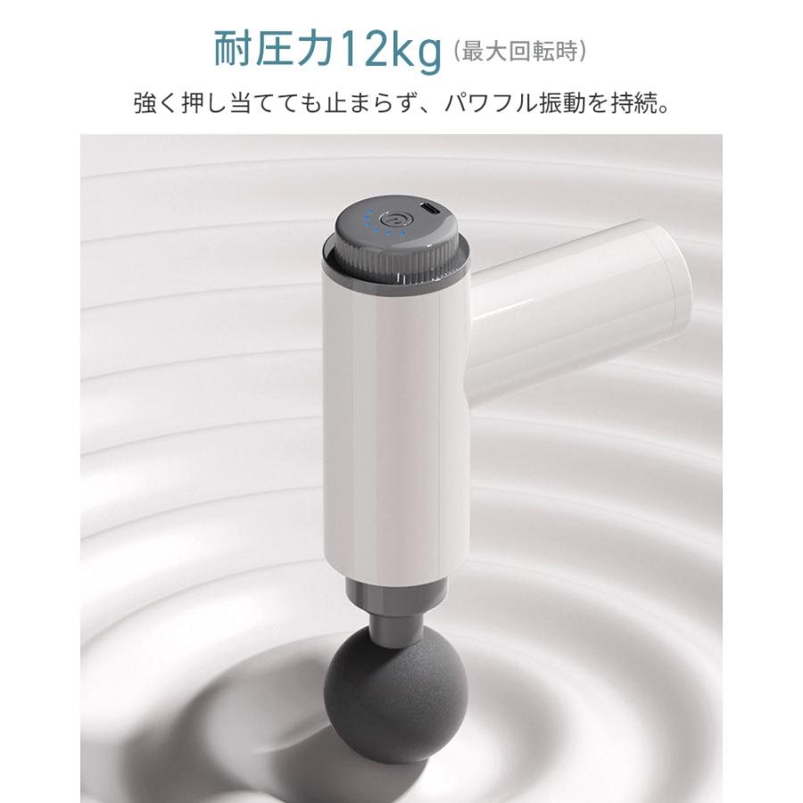 マッサージガン 4種類ヘッド 6段階調整 ハンディ 筋膜リリース 電動 筋