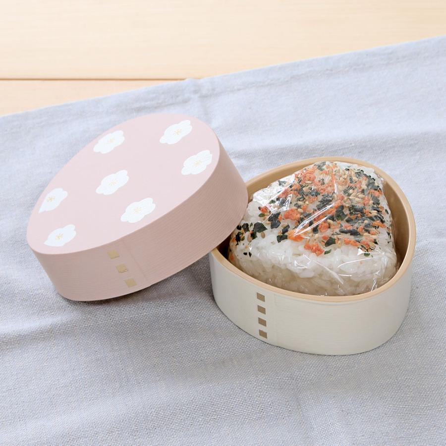 コウメ／わっぱ風おにぎりケース おしゃれ 大人 かわいい 可愛い 花柄