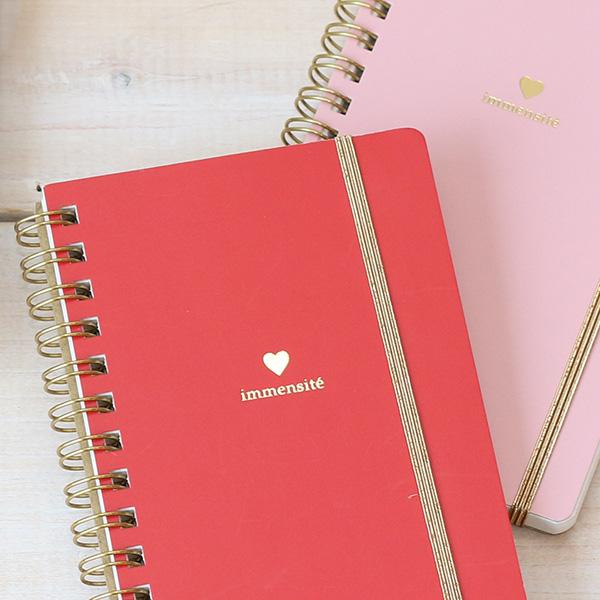 スリムノート カミーユ ギフト リングノート 5mm方眼 ダイエット 勉強