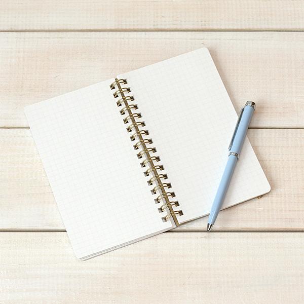 スリムノート カミーユ ギフト リングノート 5mm方眼 ダイエット 勉強