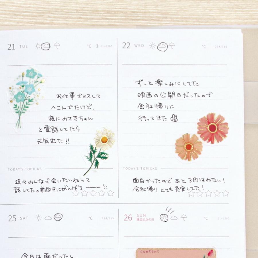 ライフログシール／ラベル 手帳 日記帳 スケジュール帳 ノート デコ