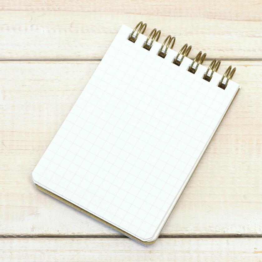 A7メモ モンシュシュ メモ帳 伝言メモ 電話メモ 5mm方眼 おしゃれ