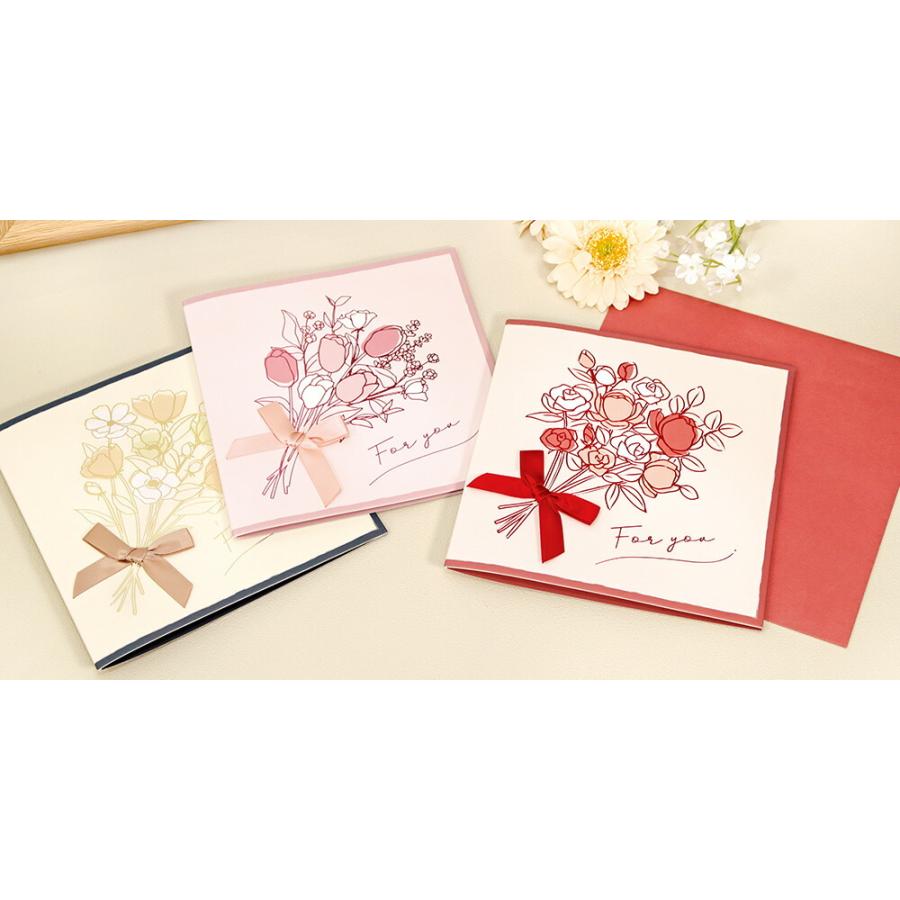 メッセージボード／ブーケ 花柄 寄せ書き色紙 封筒 卒業 送別会