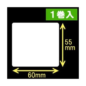 ブラザーTD-4000用サーマルラベル（幅60mm×高さ55mm）1巻当り760枚　1巻　[30425］｜label-estore