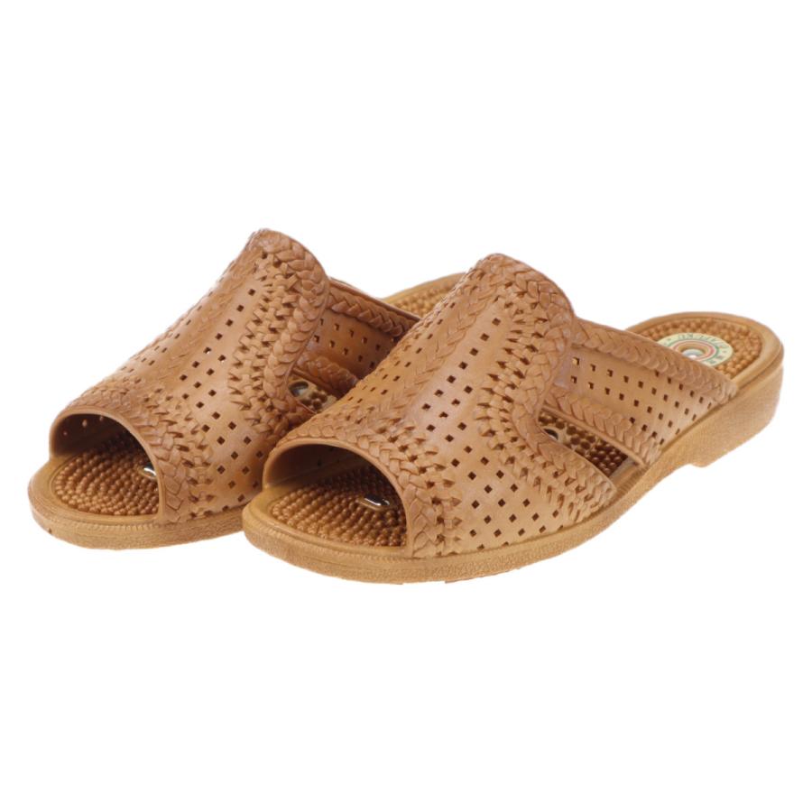 お多福 メンズ 紳士 磁気付健康サンダル 日本製 オフィス 仕事 室内 敬老の日 父の日 いきいきマーク2 ブラウン j てくてく 通販 Yahoo ショッピング