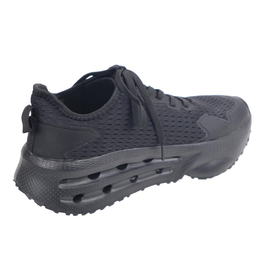 メンズ 男性 厚底スニーカー 丸五 マンダムフライギア 014 ブラック 厚底スニーカーメッシュシューズ ランニング | MARUGO | 02