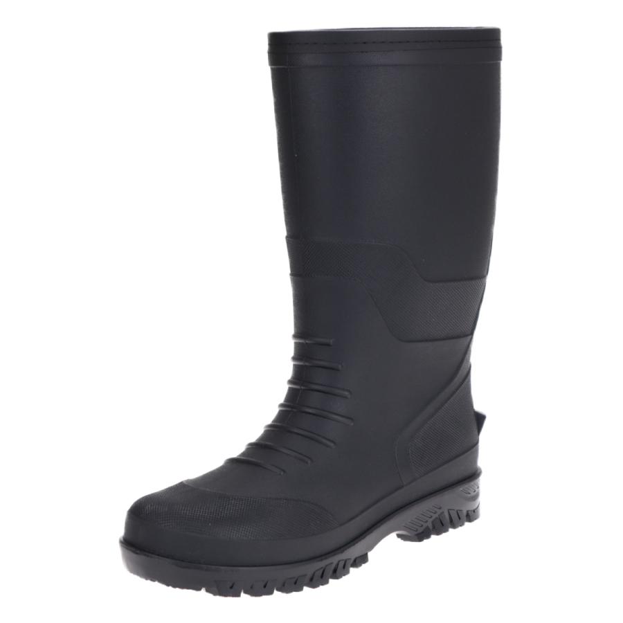 弘進ゴム メンズ レインブーツ ジクシー GS0403 ブラック シンプル