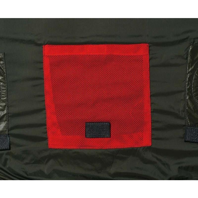 【交換不可】【ベスト単品販売】 メンズ ベスト 作業着 作業服 EFウェア アイズフロンティア 10175 シルバーグレー A.S.半袖ワークジャケット フルハーネス対応 |  | 04