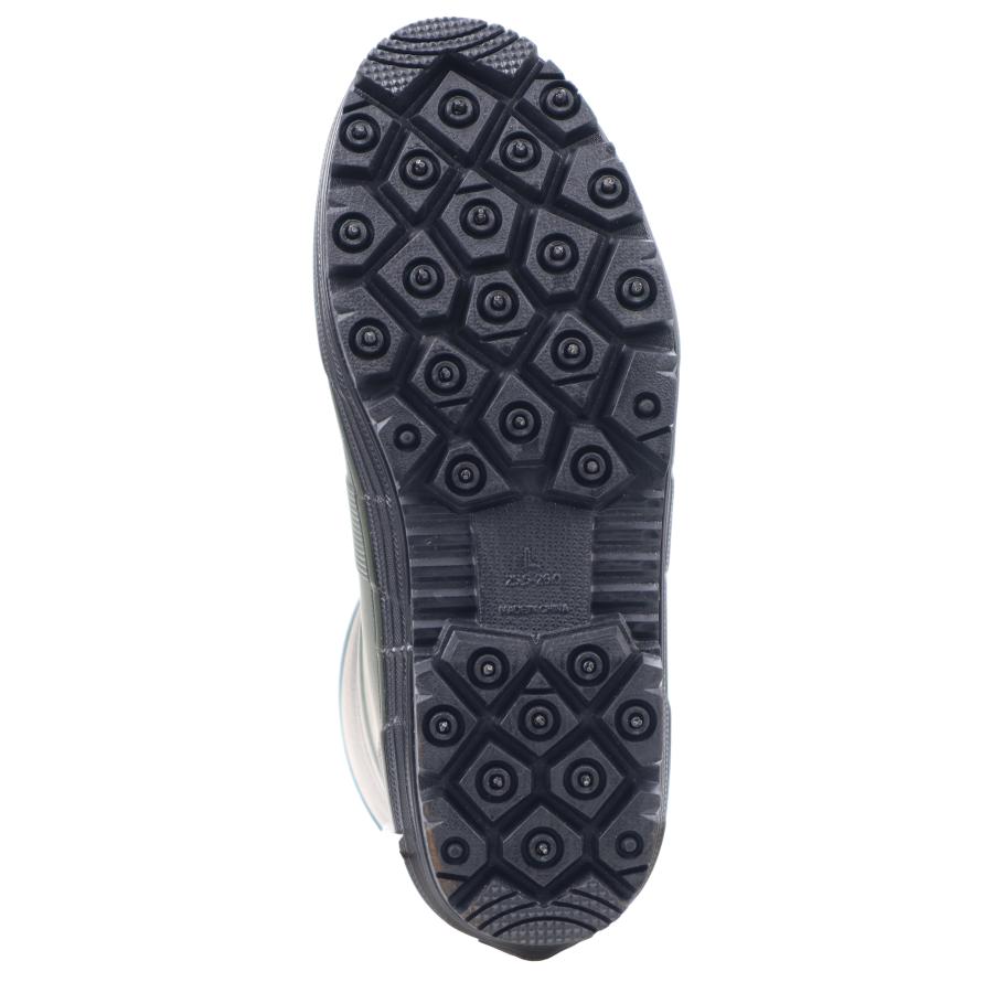 ミツウマ メンズ スパイクブーツ 1160NS カーキ 緑 スチールピン 軽い スパイクピン レインブーツ 滑りにくい 長靴 |  | 04