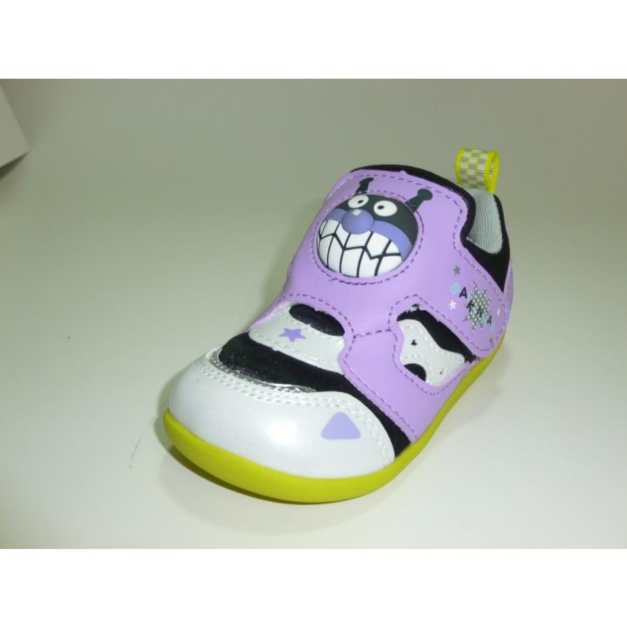 ムーンスター 子供 ジュニア 男の子 赤ちゃん 靴 かわいい ベビーシューズ バイキンマン Apm B25 パープル てくてく 通販 Yahoo ショッピング