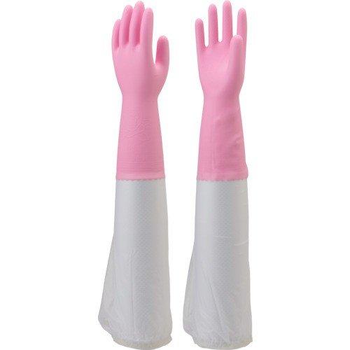 ショーワグローブ 【5双販売】ショーワ 腕カバー付手袋 厚手 ロング