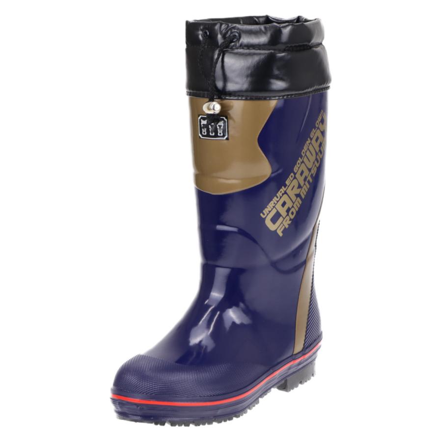 魅力の ミツウマ メンズ 滑らない 防寒長靴 寒冷地仕様 レインブーツ スノーブーツ 雪 冬 キャラウェイ18 コン Discoversvg Com