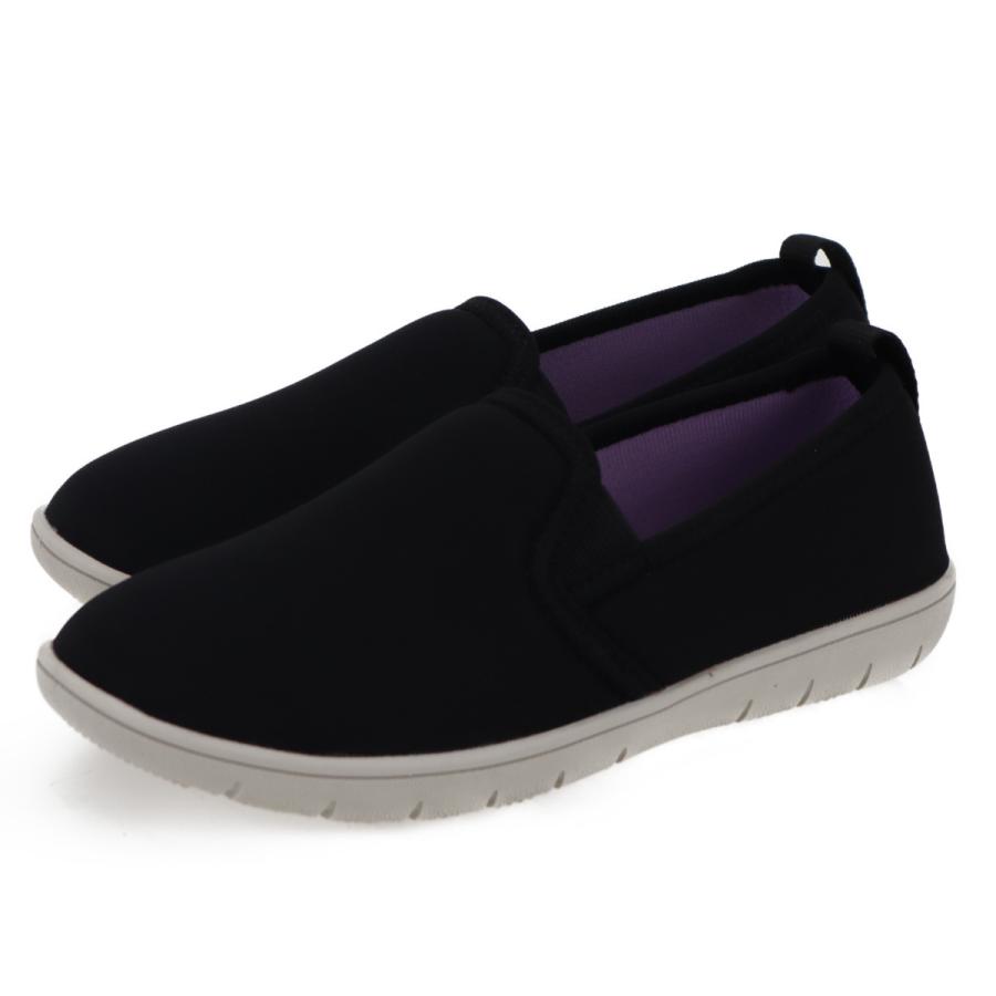 Pansy パンジー 軽い 婦人 レディースシューズ スリッポン スニーカー ストレッチ素材 靴 2103 ブラック 2103bk てくてく 通販 Yahoo ショッピング