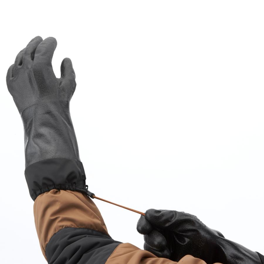 【1双販売】ショーワグローブ 作業用防寒手袋 軽量 保温性抜群 裏起毛タイ プ 防寒テムレス カフ付き 284 ブラック | ショーワグローブ | 03