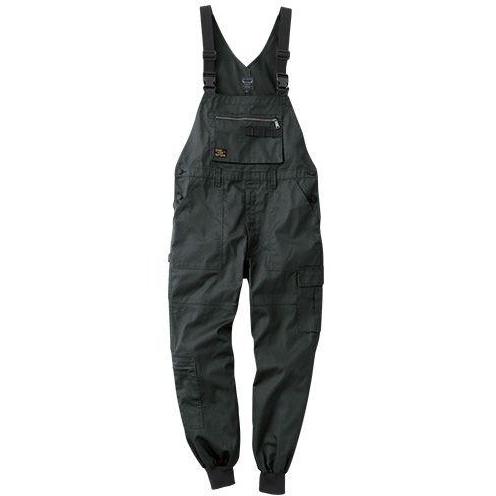 作業服・作業用品 裾リブ サロペット オーバーオール ジョガーパンツ レディース メンズ 男女兼用 桑和 SOWA 4302-24 アーミー | SOWA