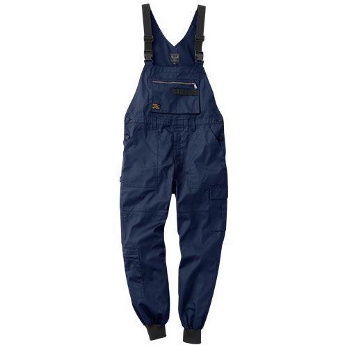 作業服・作業用品 裾リブ サロペット オーバーオール ジョガーパンツ レディース メンズ 男女兼用 桑和 SOWA 4302-24 ネイビー | SOWA