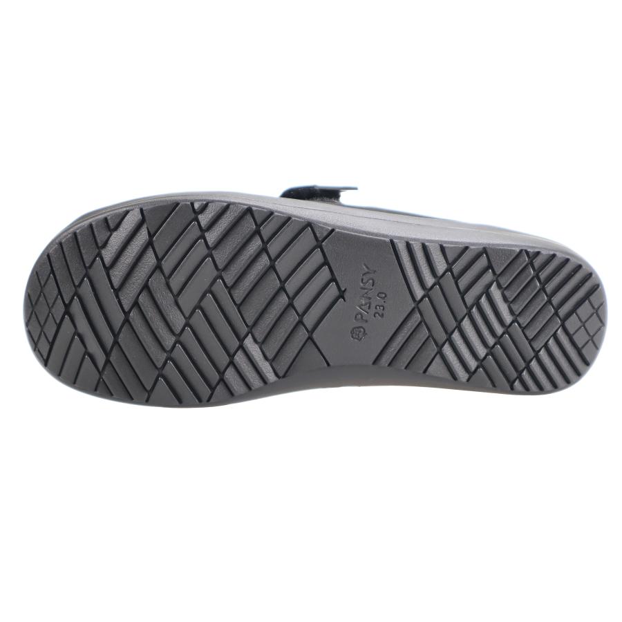 パンジー レディース シューズ 靴  幅広 甲高 ゆったり ワイド ストラップ 軽量 軽い 抗菌 介護 5E pansy 4430 ブラック | PANSY | 03