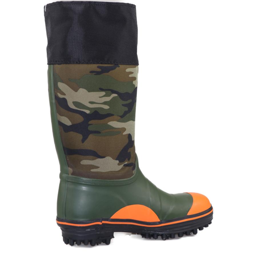 【訳あり品サイズ交換不可】ミツウマ メンズ スパイクブーツ 山林用 安全長靴 鉄製先芯入り 登山 林業 ピンスパイク底 岩礁5000 |  | 06