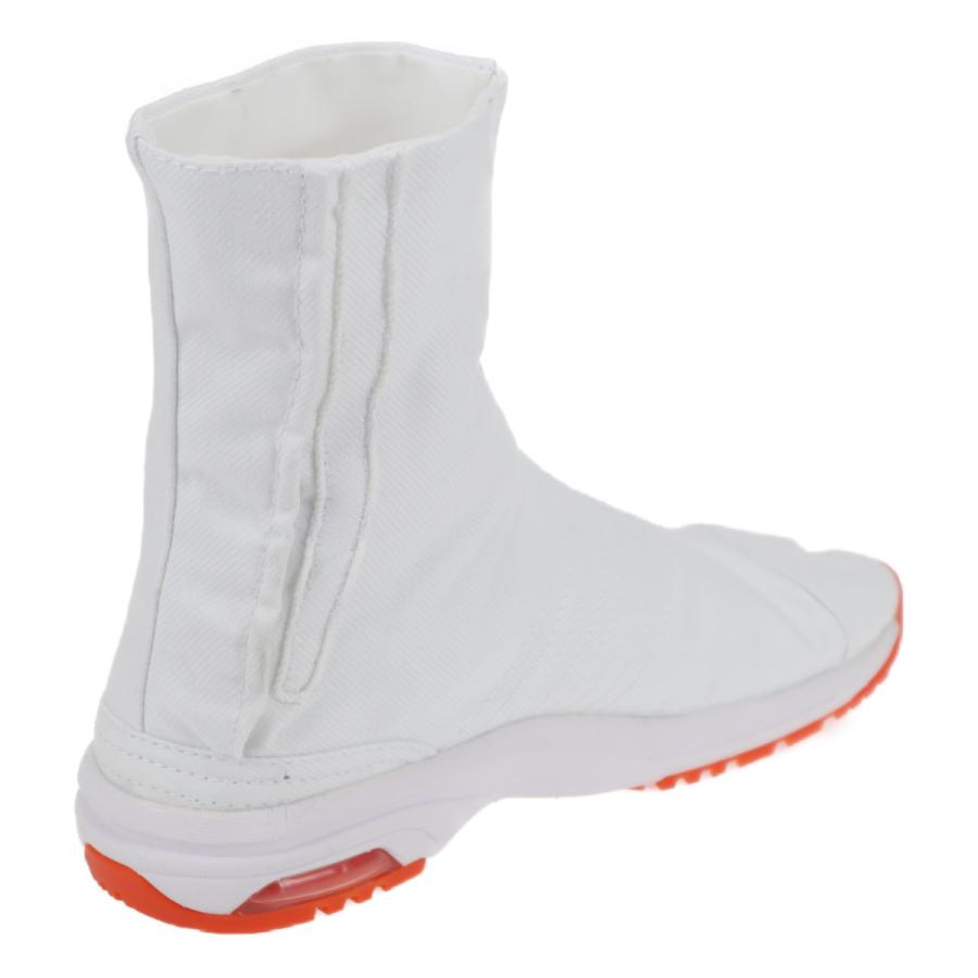 祭り足袋 丸五 メンズ レディース  紳士 女性 エアークッション入り 地下足袋 祭り衣装 神輿 ハッピに エアージョグV6枚 ホワイト |  | 02