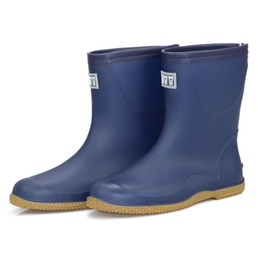 ミツウマ 園芸 ガーデニング 農作業用 メンズ レディース 長靴 ブーツ パッカブル 男女兼用 ベールノース7050 ネイビー | 