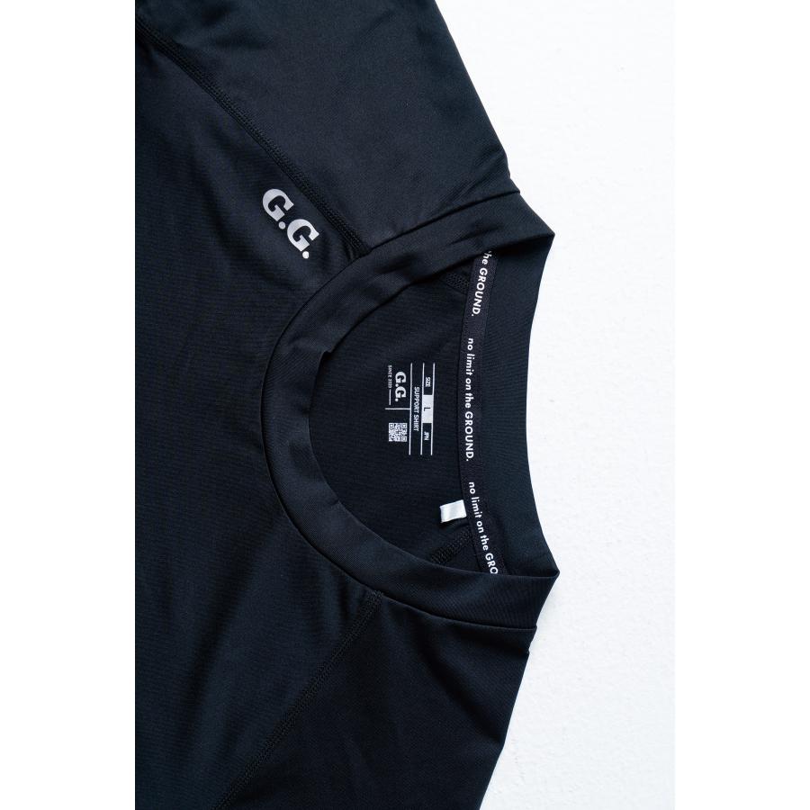 SOWA 長袖サポートシャツ インナー メンズ 冷感 消臭 吸汗速乾 UVカット 仕事服 作業着 肌着 8335-40 ブラック | SOWA | 02