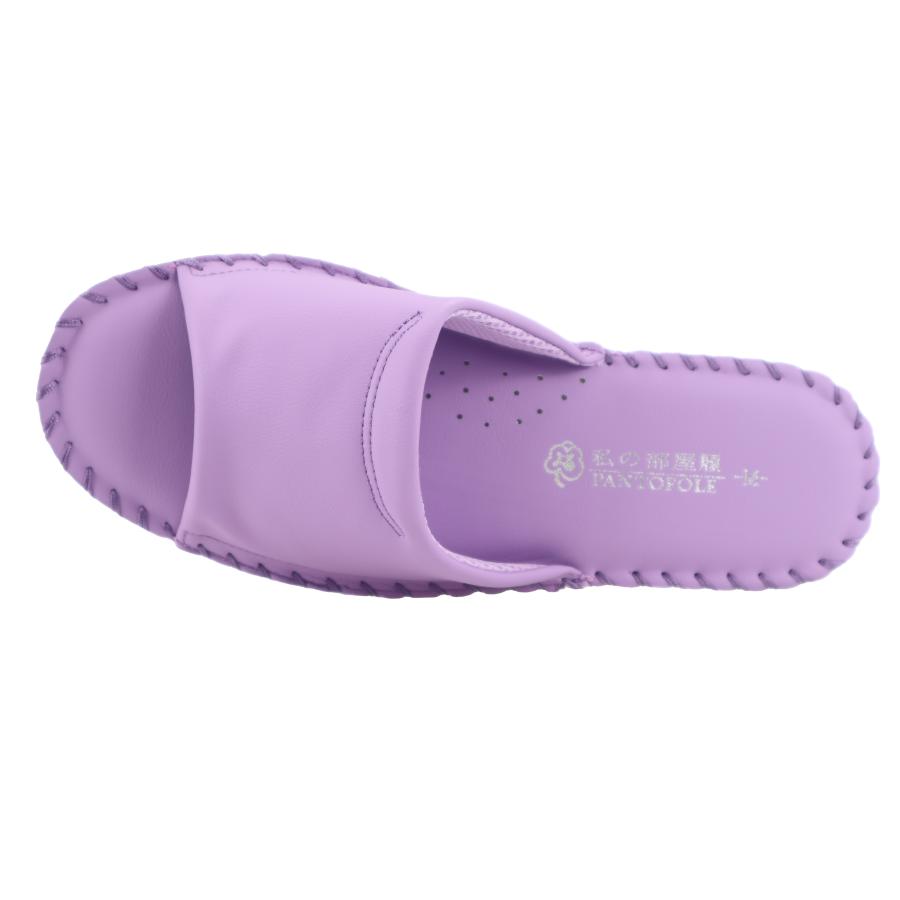 pansy パンジー レディースサンダル 女性用 婦人用 スリッパ ルームシューズ 靴 無地 室内履き 部屋履き 8693 パープル | PANSY | 03
